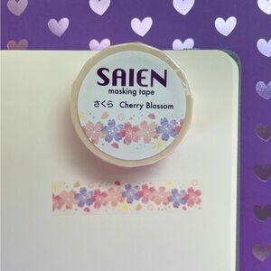 Cherry blossom washi tape Saien